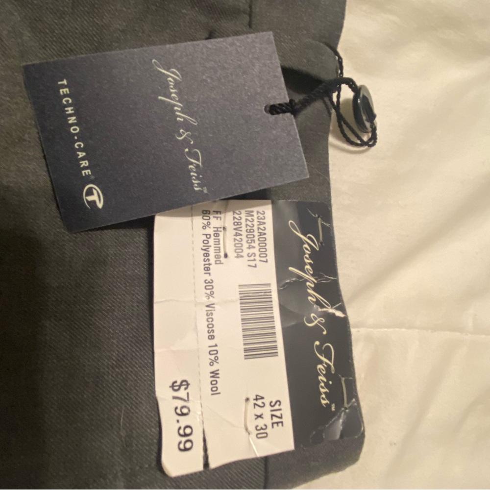 Joseph & Feiss Charcoal Trousers